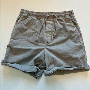 American Eagle Outfitters Men's Gray Drawstring Shorts